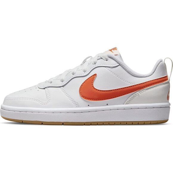 NWT NIKE  kids - SHOES SNEAKERS NIKE  5 Y - WHITE/ORANGE-SUMMIT - Picture 5 of 7